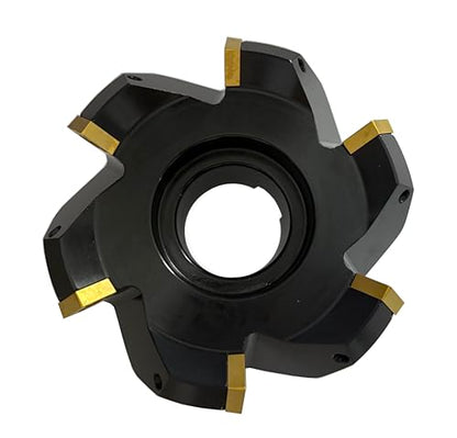 HHIP 2062-4000 4 Inch x 1-1/2 Bore 45 Degree SCMT Indexable Face Mill - size: 4" Cutting Dia, 1-1/2" Hole, 1.97" Length, style: 6 Teeth