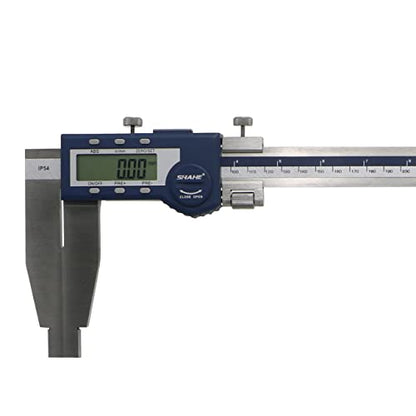 SHAHE Electronic Digital Caliper with 0-24"/600mm,0.0005"/(0.01mm) Resolution,+/-0.002" (0.05mm) Accuracy,Inch/Metric, Stainless Steel Jaws