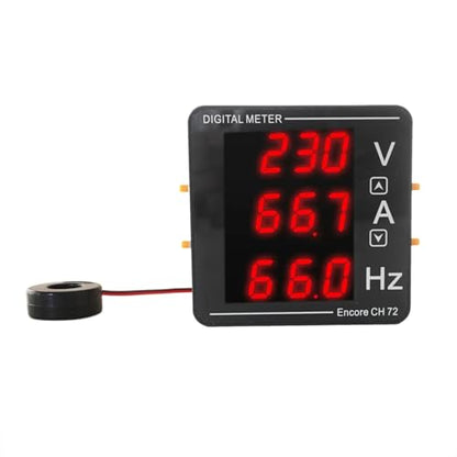 AC 50-500V 120A Digital Volt Amp Meter, Voltage Current Frequency