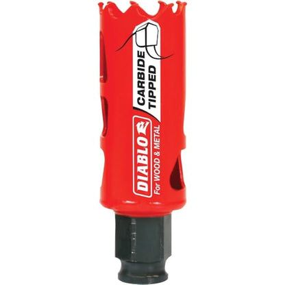 Diablo Carbide Teeth Hole Saw for Wood and Metal - 1-1/8" Diameter - size: 1-1/8"