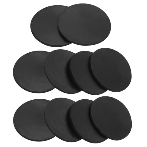 PATIKIL Rubber Solid Discs Washers 18mm OD x 1mm Thick 10 PCS - size: 18mm x 1mm