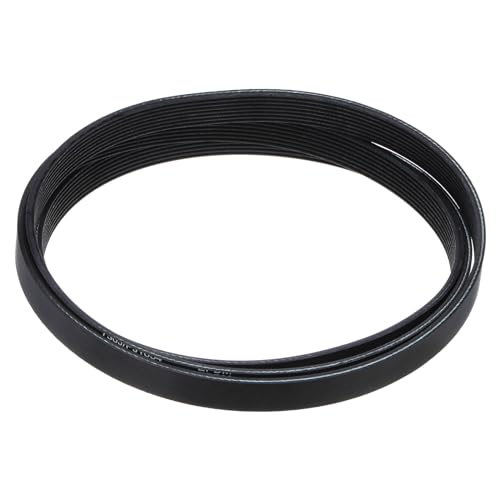 uxcell 730J8 PJ V-Ribbed Belt 8 Ribs 73" Length x 0.74" Width x 0.14" Thick, EPDM Poly V Belt, Industrial Transmission Serpentine Belt - size: 730J8