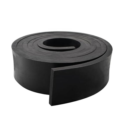 DEVNOL Rubber Strip 1/2(.500)" Thick X 3" Wide X 10'Long Grade 65A for Gasket, Surface Protection, Sealing - size: 1/2" x 3" x 10'