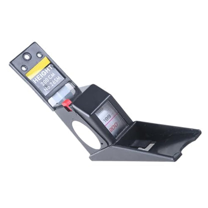 2Meter Wall Mounted Stadiometer Height Measuring Tape with Self Locking Feature and Wall Plate