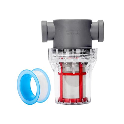 1/2'' Female NPT in-Line Strainer - Garden Hose Filter for High Pressure Washer, Sediment Filter with 200 Mesh Stainless Steel Screen (1/2'' 200 Mesh) - style: 1/2'' 200Mesh