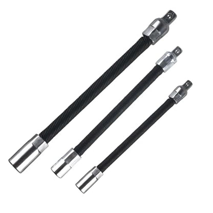 Flexible Socket Extension Bar Set, 3 PCS 1/4-1/2 Drive — DTMTD