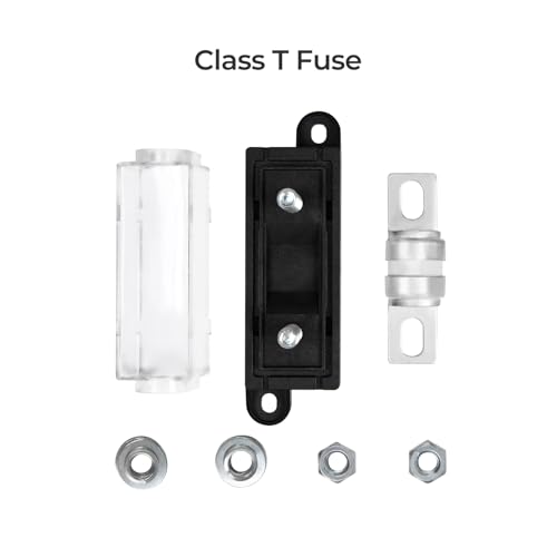 Renogy 350A Class T Fuse Holder 250V AC/DC Fuse Block for Inverter and High- Power Appliances in Marine Boats, Cars, Trucks, RVs - style: 350A