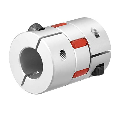 uxcell Shaft Coupling 16mm to 20mm Bore L55xD40 Flexible Coupler Joint for Servo Stepped Motor - size: 16 to 20mm L55xD40