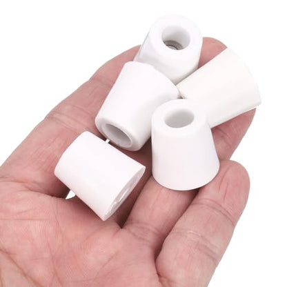 uxcell 8Pcs Rubber Bumper Feet, 0.79" H x0.79 W Round Pads with Stainless Steel Washer and Screws for Furniture, Appliances, Electronics - size: 0.79" H x0.79" W