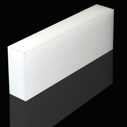 1 Pcs HDPE Plastic Sheet 1 inch Thick,Size 1" x 3" x 16",High-Density Polyethylene(HDPE) Plastic Block for Machining,Home Improvements,DIY Projects (White) - color: White, size: 1" x 3" x 16"