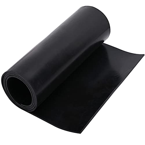 Neoprene Rubber Gasket Strip Waterproof, 1/8 Inch Thick x 12 Inch Wide x 4 Feet Long Rubber Gasket Strip for Warehouse, Pads, Seals, Weather Stripping, Crafts, Flooring, Supports. - size: W:12In x T: 1/8In x L: 4Ft