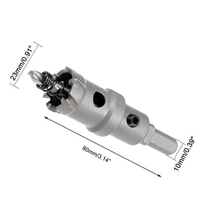 Carbide Hole Saw 23mm/0.9" Cutting Dia Hole Saw Cutter - size: 0.9"/23mm