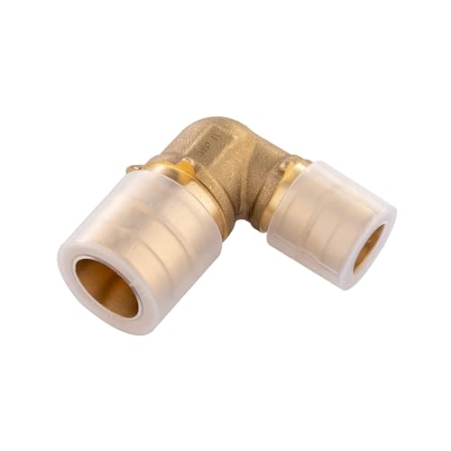 Pex A Full Flow Expansion Brass Fitting 3/4"x 1" Elbow For Pex-A Tubing Connection, ASTM F1960-100 Pieces,(PEX1960039-100PCS) - size: Pack of 100, style: 3/4"x 1"