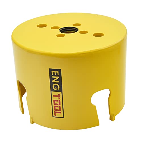 MaxTool 3-7/8"TCT Hole Saw 98mm Carbide Tip Holesaw 2.25" Deep with 5/8-18 Thread for Cutting Asphalt Brick Concrete MDF Tough Material; CT00Y57R356 - size: 3-7/8"
