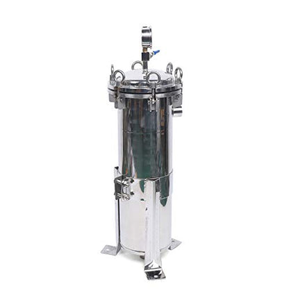 Stainless Steel Bag Filter Housing Solid-Liquid Separation Tool - size: DN15 NPT
