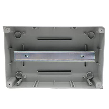 IP65 ABS Waterproof Circuit Breaker Distribution Box Din Rail, 15 Way - size: 15WAY-310mmx 200mmx110mm
