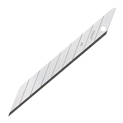 NT Cutter 9mm Snap-Off Precision Blades, 30-Degree, 50-Blade/Pack (BD-50P) - size: 30 degree, style: Carbon Steel 50-pack