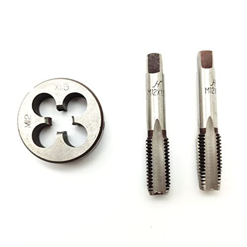 AtticZone M12 x 1.5 Metric Hand Thread Tap and Die Set, Right Hand - size: M12x1.5