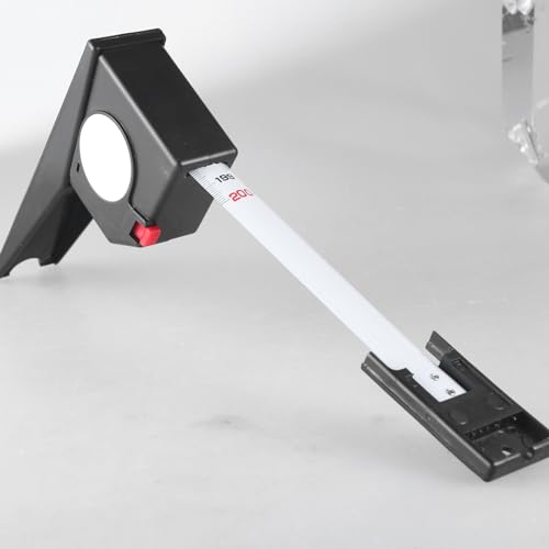 2Meter Wall Mounted Stadiometer Height Measuring Tape with Self Locking Feature and Wall Plate
