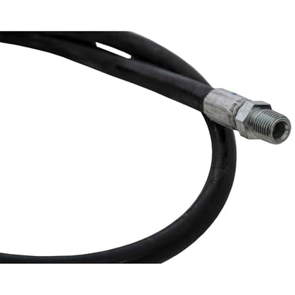 Buyers Products 1304225 High‑Pressure Hydraulic Hose 1/4 Inch x 38 Inch, Black Hose Rated 3000 PSI for Snow Plow and Truck Hydraulic Systems
