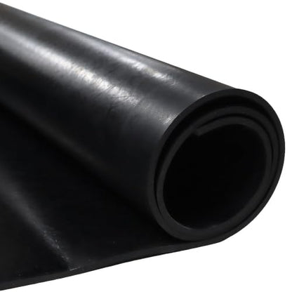 EPDM Rubber Sheet, Black, 60A, 0.187" x 36" x 48" - size: 48 x 36 x 0.187 in.