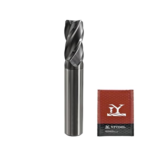 1/2 Carbide End Mill-Carbide CNC Endmill for Hardened Steel Carbon Steel - size: 1/2in (1pc)