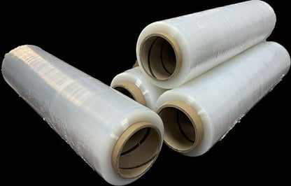 Alliance Stretch Film Hand Bundling - Clear, 18" x 1500ft, 80 Gauge, 4 Pack, Industrial Heavy Duty Shrink Wrap for Packing, Shipping, Pallet, and Moving Supplies - size: 4 PACK, style: 18 in X 1500 FT | 80G