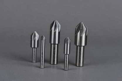Countersink Drill Bits Set JESTUOUS 82 Degree 6 Flute 5 Pieces