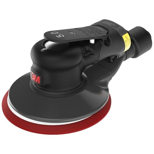 3M Xtract Pneumatic Random Orbital Sander, 88944, 5 in, Central Vacuum - size: 5 in