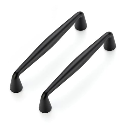 Ravinte Matte Black Cabinet Handles Solid Handles,3-3/4 Inch,5 Pack - color: Matte Black, size: 3-3/4 Inches Hole Center