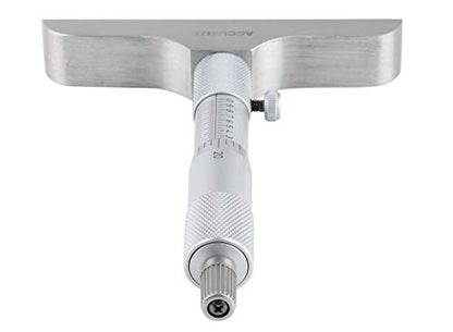 Accusize 0-6 in Depth Micrometer, 4 in Base, 0.001 in Resolution