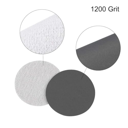 2-Inch Wet or Dry Sandpaper Sanding Paper disc Sanding Discs 1200 Grit 100 Pcs - size: 100Pcs 2-inch 1200 Grit
