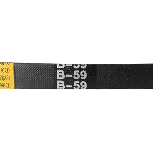 uxcell B59 V-Belts 59" Pitch Length, B-Section Rubber Drive Belt 2pcs - size: 59"