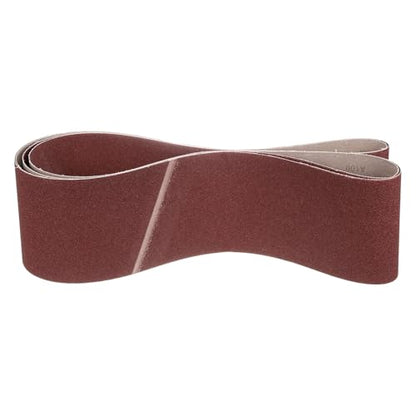 6 x 80 Inch Sanding Belts, 2 Pcs 100 Grit Belt Sander Paper - size: 6 x 80 Inch(100 Grit)