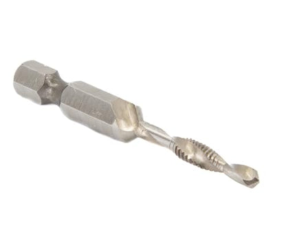 Drill America #8-32 UNC Combined Drill Tap and Countersink with 1/4" Quick Change Hex Shank - size: #8-32