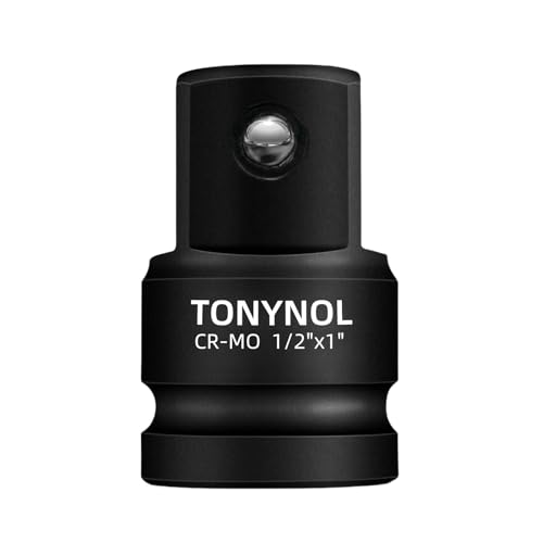 TONYNOL Impact Socket Adapter,1/2" F to 1" M - size: 1/2" F to 1" M Adapter