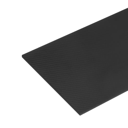 MECCANIXITY 1 Pcs Carbon Fiber Sheet 300×200×4.5mm Matte Surface Pultruded Flat Carbon Fiber Board Plate Twill Weave Panel Sheet for Kites RC Airplane - size: 300×200×4.5mm, style: Matte