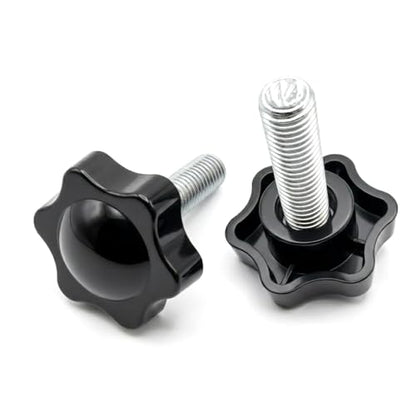 NACX M10 x 35mm Thread Clamping Knob, Thumb Screw, Star Hand Knob Tightening Screw Knob for Machinery, 8Pcs - size: M10 x 35mm