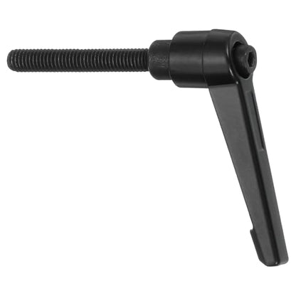 uxcell 1Pcs M6 x 40mm Adjustable Knobs Handle Male Thread Push Button Ratchet Quick Release Locking Rotating Bolt for Lathe Machinery, Black - size: M6 x 40mm