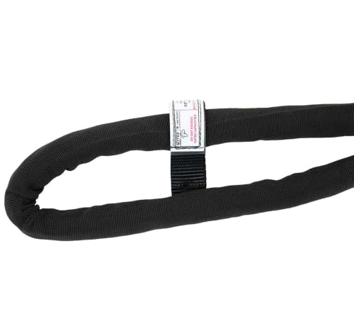 5/8" x 4' Blue Eye & Eye Synthetic Super Sling WLL (Vertical 9450/ Choker 8030/ Basket 18,900 lbs) - color: Blue: 5/8", size: 4 FT (1-Pack)