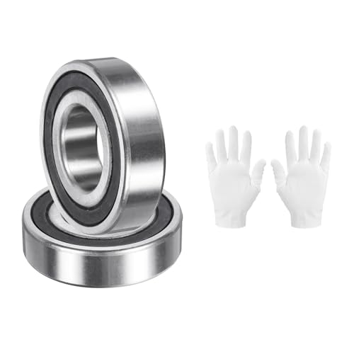 uxcell 2pcs R14-2RS Deep Groove Ball Bearings 7/8" ID x 1-7/8" OD x 1/2" H - size: 7/8" x 1-7/8" x 1/2"