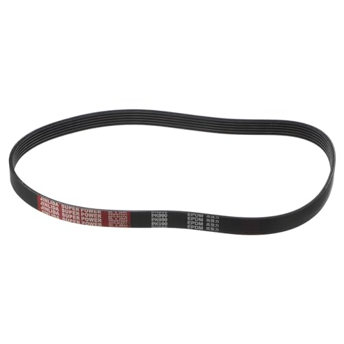 uxcell 6K390/6PK990 Serpentine Belt 6 Ribs 990mm Length x 21mm Width x 5mm Height, EPDM Poly V Belt, Multi Wedge Micro V Belt for Vehicle - size: 6PK990