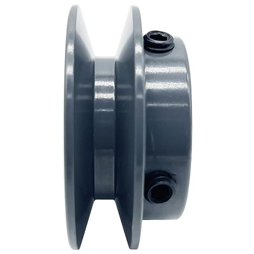 AK24-1 v Belt Pulley, 2.45 inch OD, 1 Inch Bore,Cast Iron Material, AK Single Groove Motor Pulley for "4L" or "A" or "3L" Belt - size: 2.45 inch OD, 1 Inch Bore, style: 1 Groove
