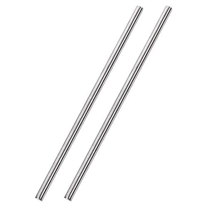 uxcell 6mm x 300mm 304 Stainless Steel Solid Round Rod for DIY Craft - 2pcs - size: 6 mm x 300 mm