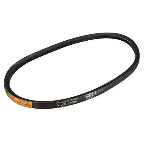uxcell A753 V-Belts 753mm Pitch Girth 13mm Top Width 8mm Thickness A-Section Rubber Drive Transmission Belt - size: 720mm