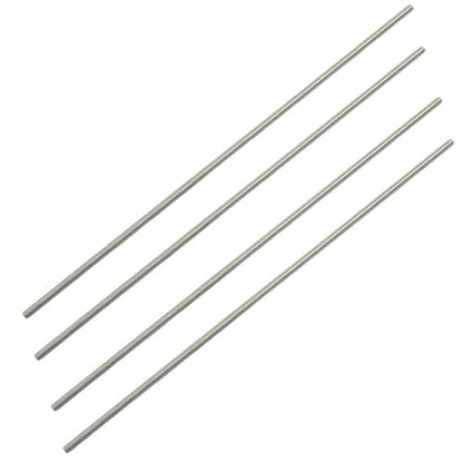 BokWin M4 x 250mm Fully Threaded Rod, 4 Pack - size: M4 x 250mm