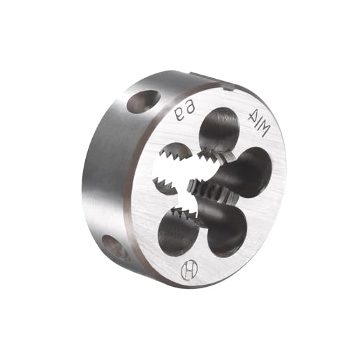 M14x2mm Metric Tap and Die Set,Machine Thread Screw Tap with Round Threading Die,Tap & Die Kit for Nut Screw Bolt Thread Repair - size: M14x2mm