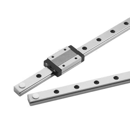 MGN9 Linear Rail 50mm 1.97" 2PCS MGN9 Miniature Linear Motion Slide Rail + 2PCS MGN9H 9mm Linear Sliding Bearing Carriage Block Black for 3D Printer and CNC Machine - size: L: 50mm / 1.97 inch, style: MGN9 Rail + H Block