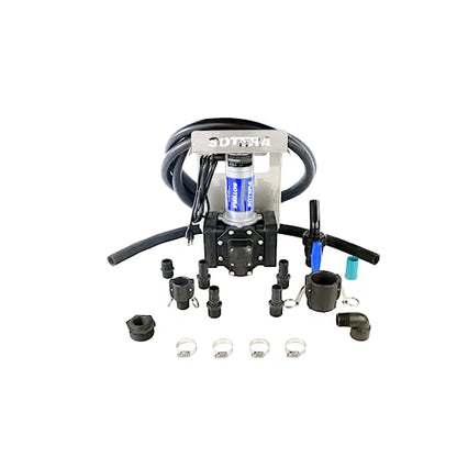 Fill-Rite SS470B 115V AC Chemical Transfer Pump Bundle with IBC Mount, Hose, & Suction Pipe - Heavy Duty Viscous Fluid Transfer Pump - Supports Continuous Usage, Dry Runs & Quiet Operation - style: 115V Tote Mount