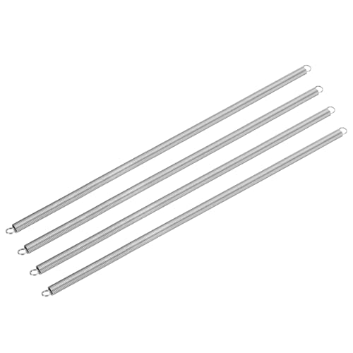 uxcell 4pcs Extension Springs 0.8x8x300mm/0.03x0.31x11.81in Extended Spring - size: 0.8x8x300mm/0.03x0.31x11.81in